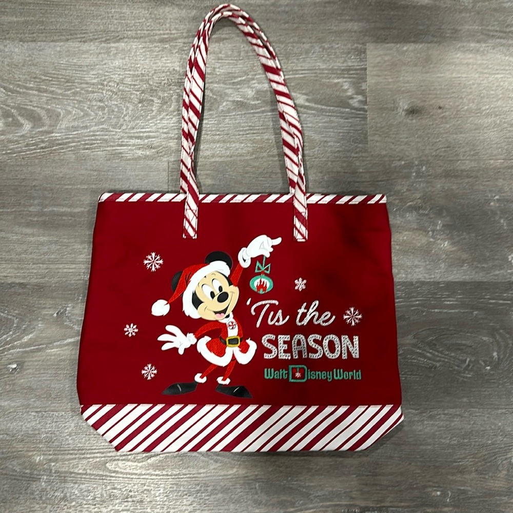 Disney Parks ‘Tis The Season Holiday Tote Bag Mickey Mouse 2020.
